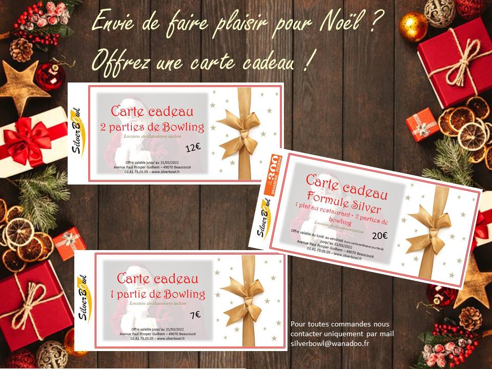 BONS CADEAUX DE NO&Euml;L